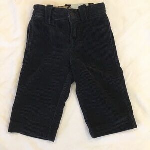 NWT~GAP Boys Navy Corduroy Pants Size 12-18 M